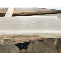 Eiche, Handtuchablage, Regal, naturbelassen, geschliffen, unbesäumt/gerade, Baumkante, 120x25x3cm